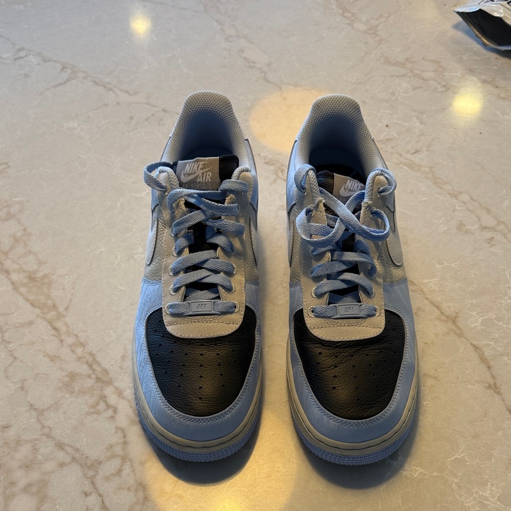 Nike Air Force 1 Low in Light Blue and Black
